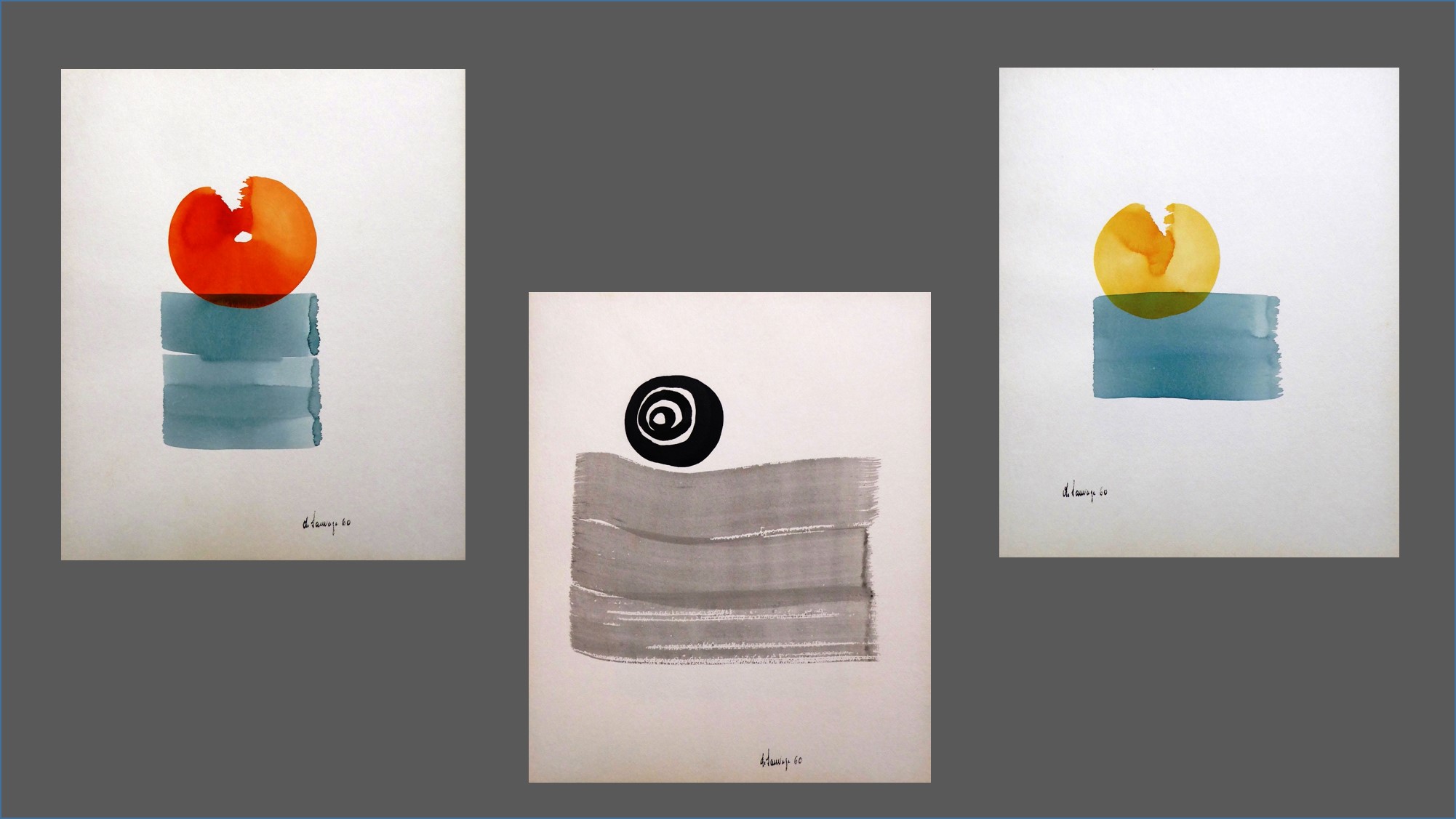 Aquarelles et lavis Carnet P137 ; (37x30,5)