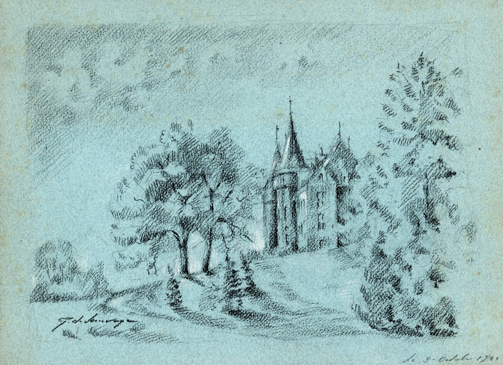 Château de Gougnies 1941 (22,5 x 31)